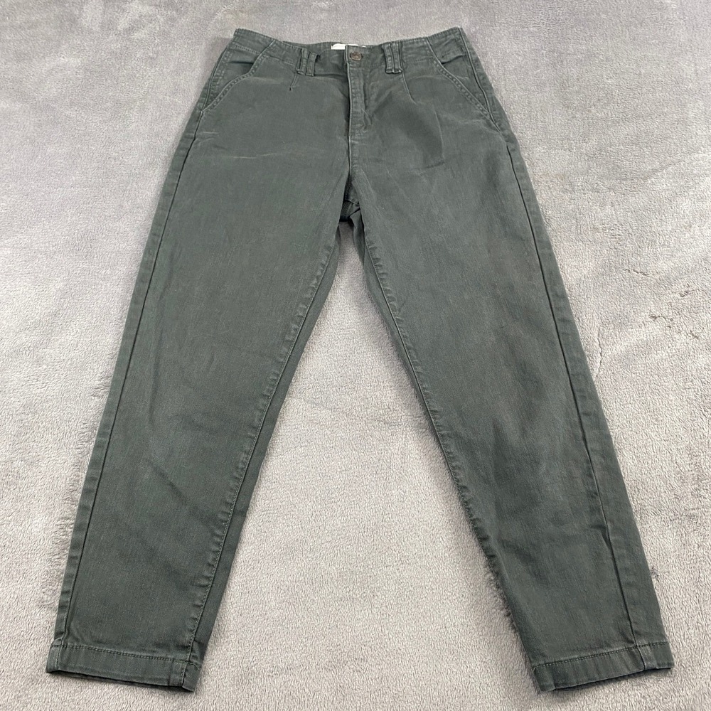 Fat Face Dark Green Utility Style Pants Women's USA 4R UK 8R Waist 28